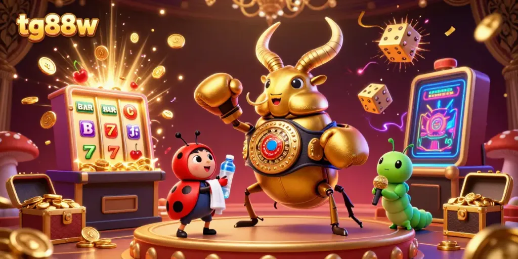 Experience thrilling gameplay at tg88w with vibrant casino elements and engaging characters.