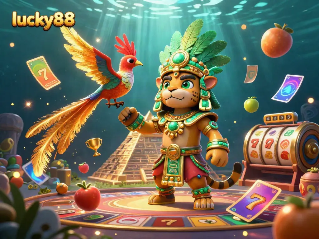 Experience thrilling gameplay at lucky88 with dynamic jackpot symbols and vibrant casino elements.