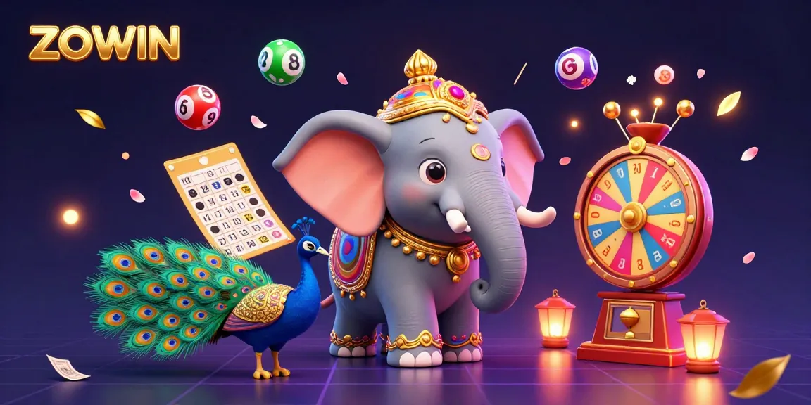 ZOWIN brings excitement to your gaming experience with vibrant lottery elements and fun characters.