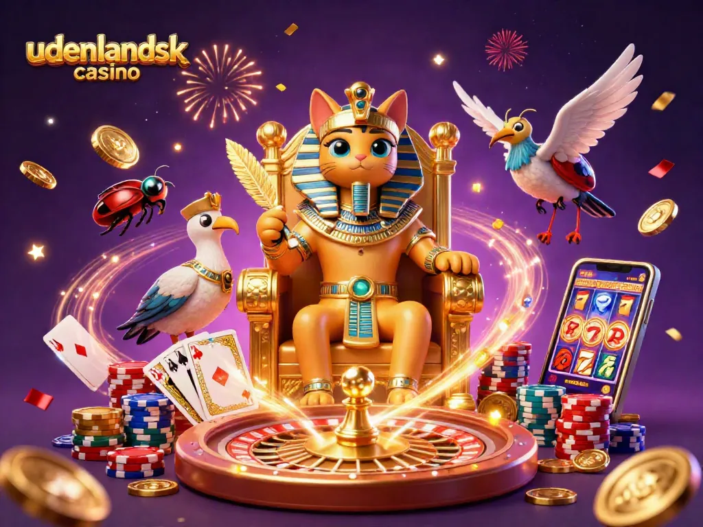 Play at udenlandsk casino and enjoy royal themed entertainment with pharaohs and exciting games.