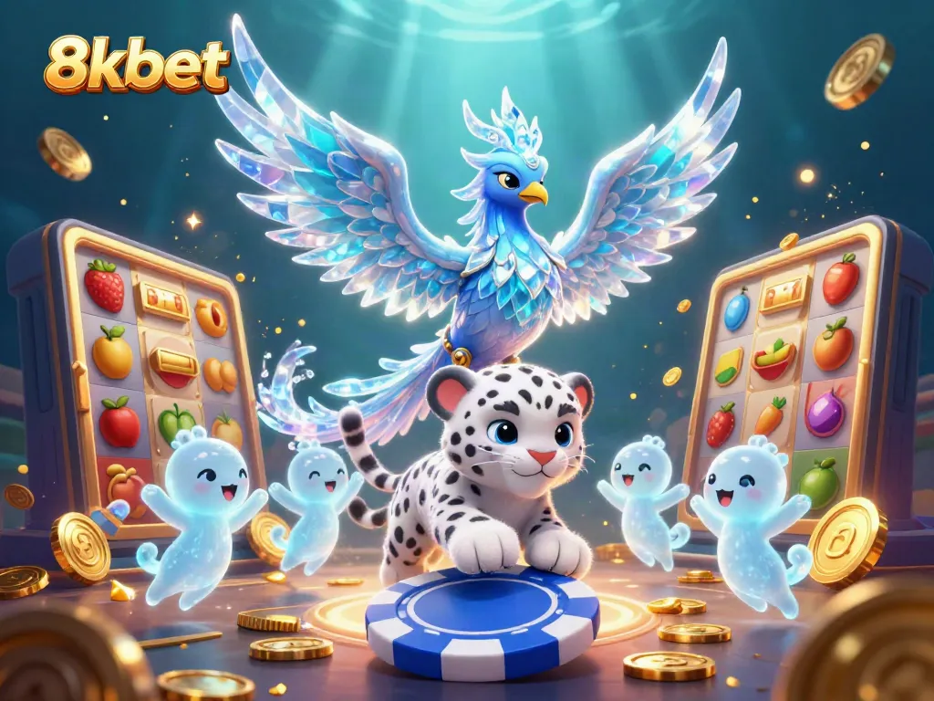 Experience thrilling gameplay with 8xbet's captivating casino offerings featuring vibrant 3D art.