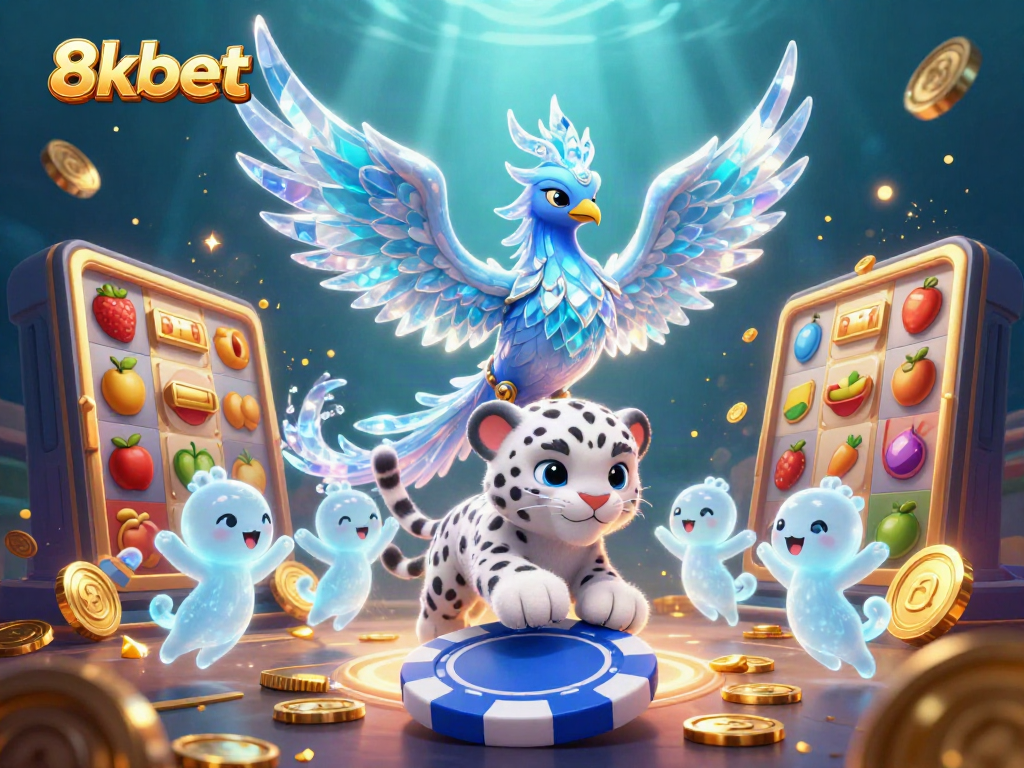 Experience thrilling gameplay with 8xbet's captivating casino offerings featuring vibrant 3D art.