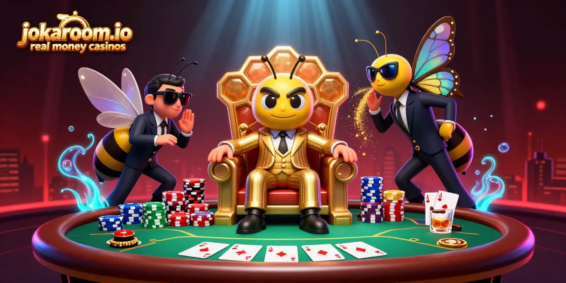 Engage in thrilling bets and huge jackpots at jokaroom.io real money casinos with dynamic card games and vibrant casino elements.