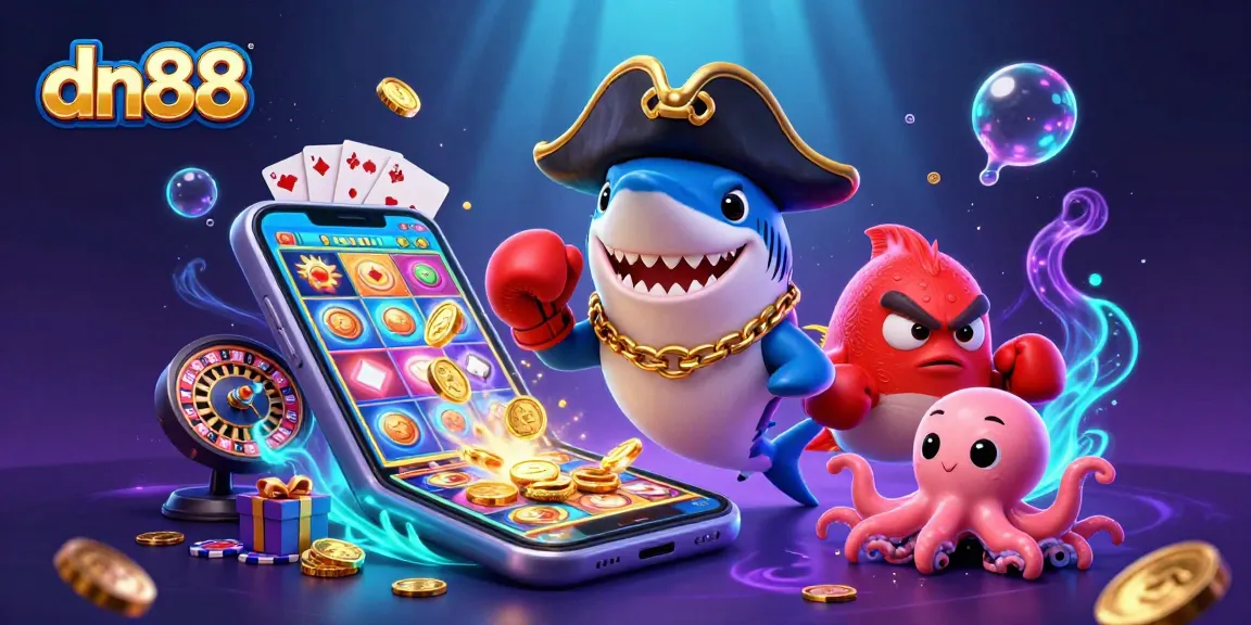 Engage in thrilling gameplay at dn88 with colorful characters and exciting casino elements.