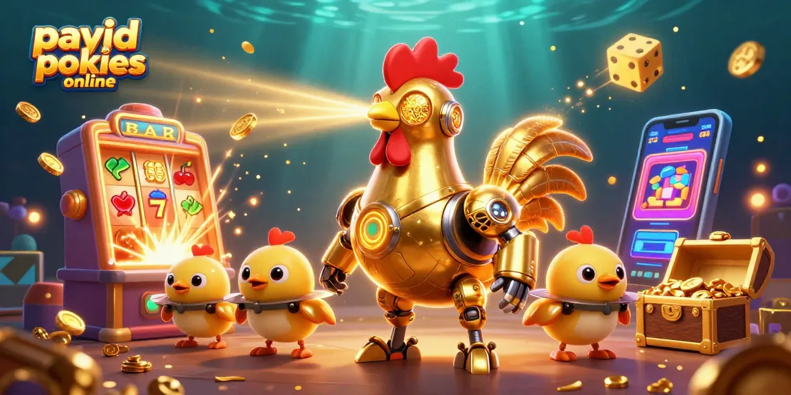 Engage with payid pokies online and experience the thrill with a golden rooster robot amid exploding jackpots.