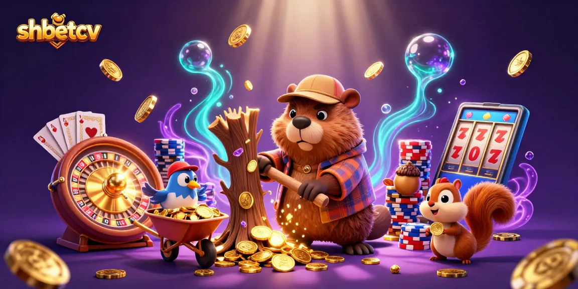 Experience the exciting world of shbetcv with bouncing coins and electrifying casino elements.